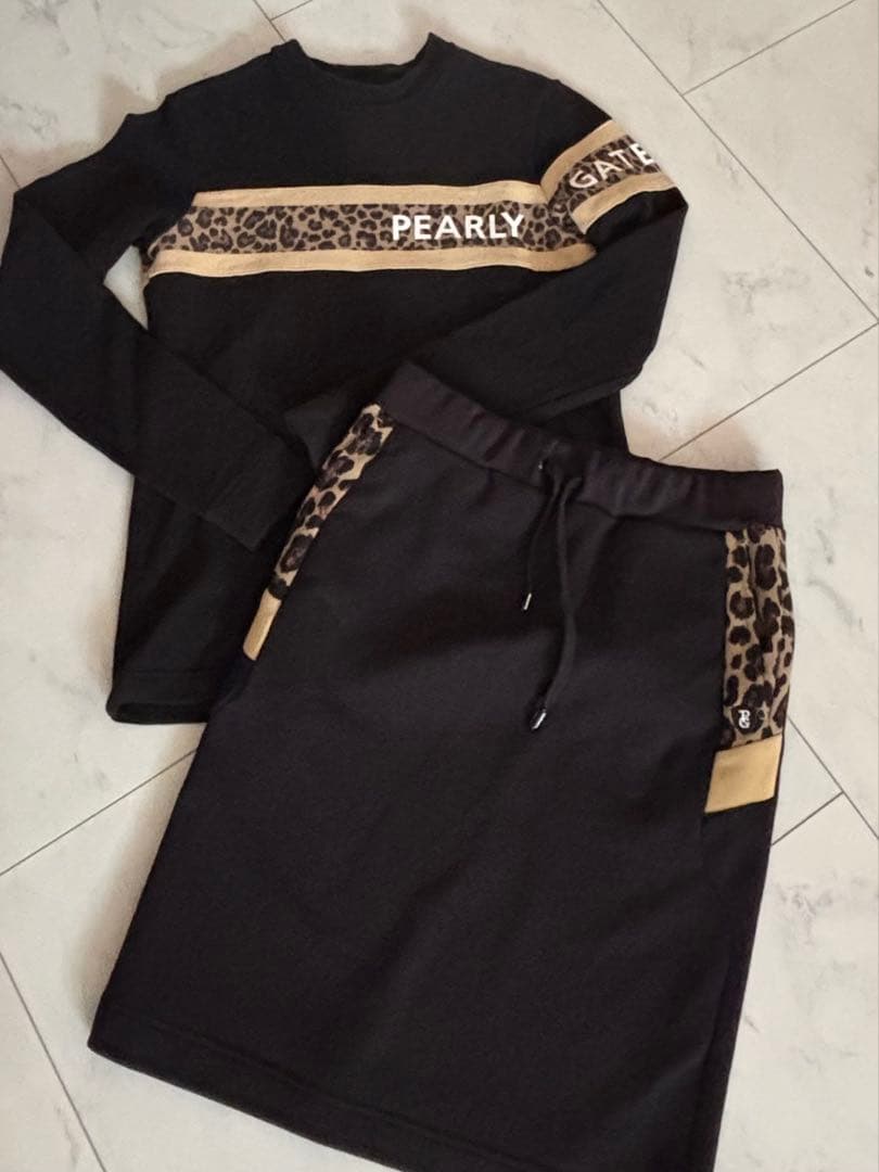 パーリーゲイツ PEARLY GATES レオパード柄 セットアップ - メルカリ