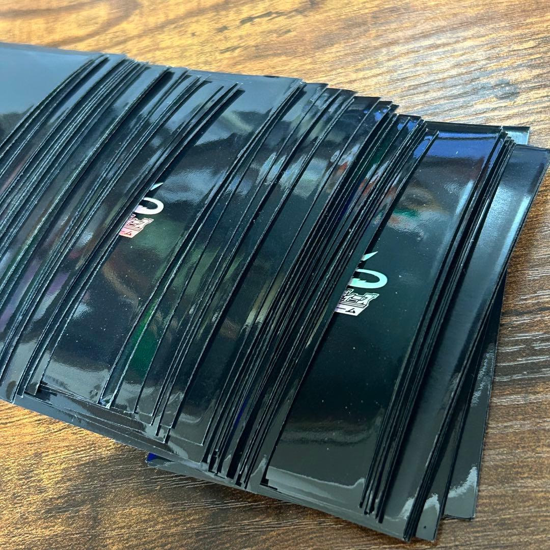 遊戯王 5D's ロゴ スリーブ 黒 ブラック 69枚 - メルカリ