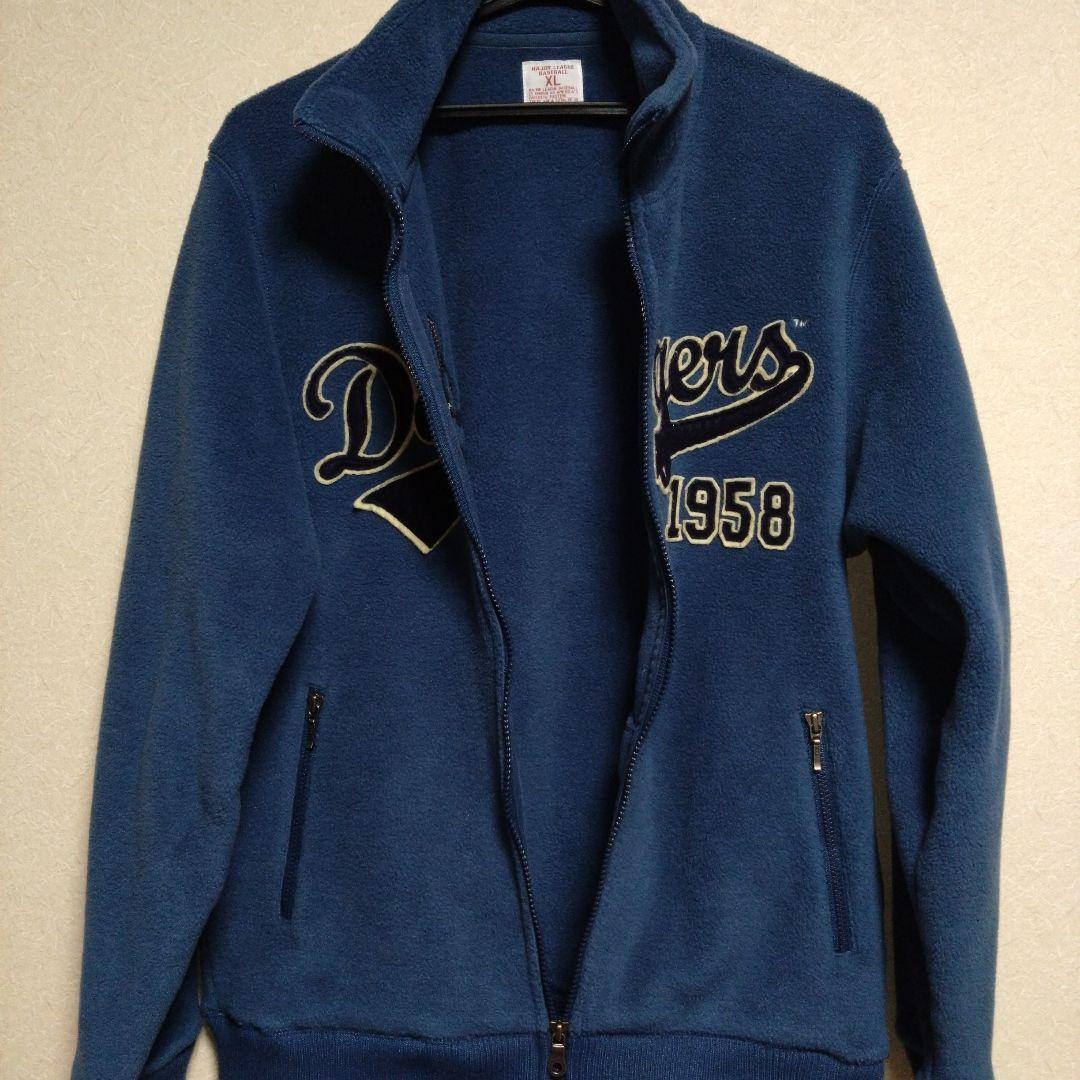 希少美品】ユニクロ ドジャース フリース ジャケット メンズ XL 深青