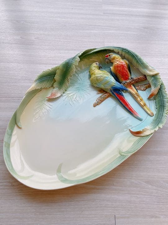 フランツコレクション　FRANZ オウムの大皿　国内未発売 Yahoo!オークション - 「フランツ・コレクション」の落札相場・落札価格