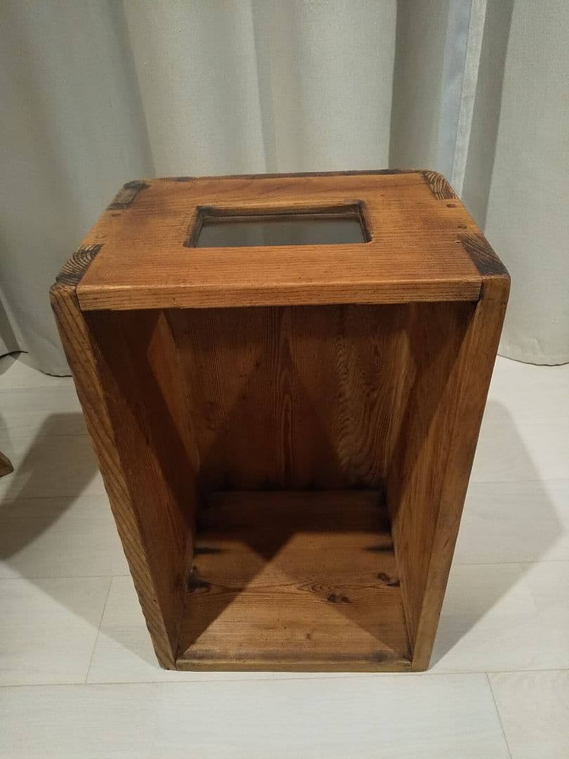 木箱 found muji フランス アメリカ アンティーク ビンテージ - メルカリ