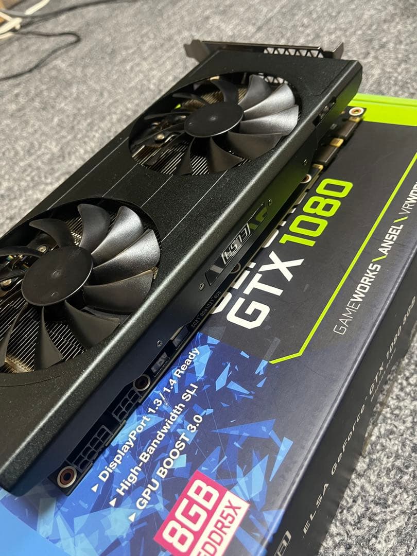 中古 グラボ ELSA GLADIAC GTX 1080 8GB GDDR5X - メルカリ