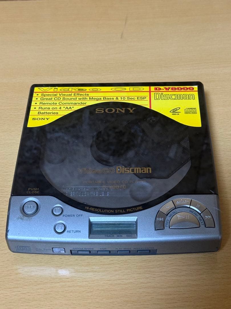 SONY CDプレーヤー Discman D-V8000 動作未確認品 - メルカリ
