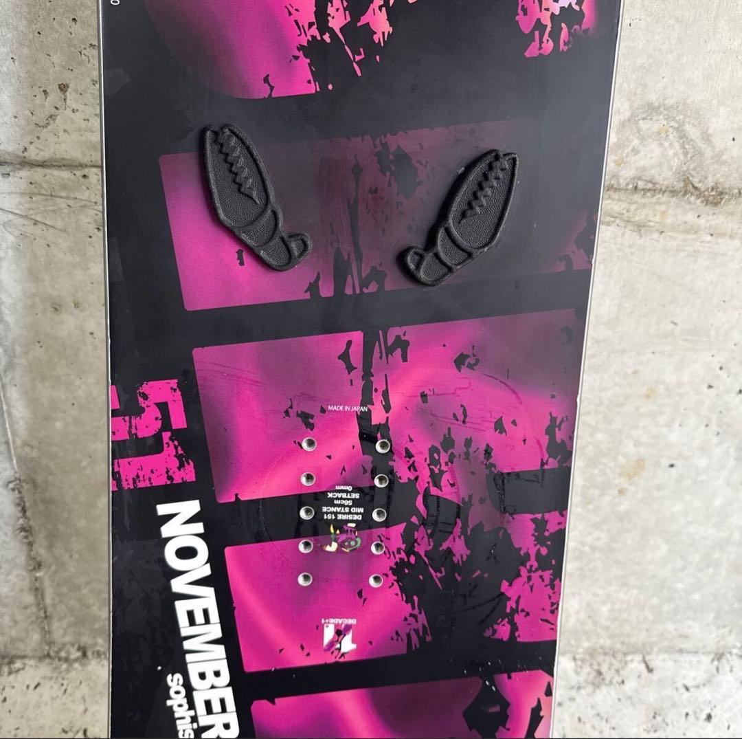 DESIRE 151 TWIN スノーボード ノベンバー November - メルカリ