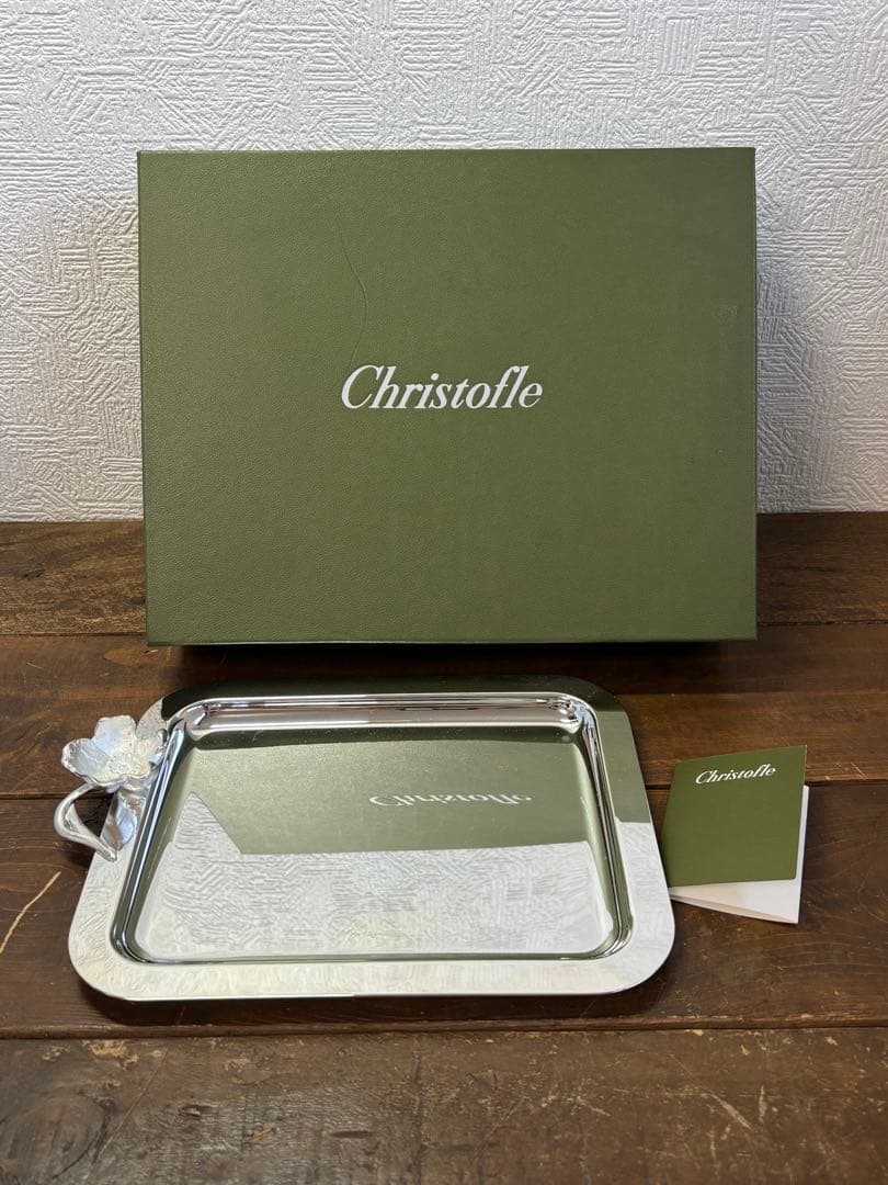 希少　クリストフル　ベルエポック　アネモネ　トレイ　美品 ペリエ ジュエ ベル エポックがフラワーアーティスト東 信とコラボした