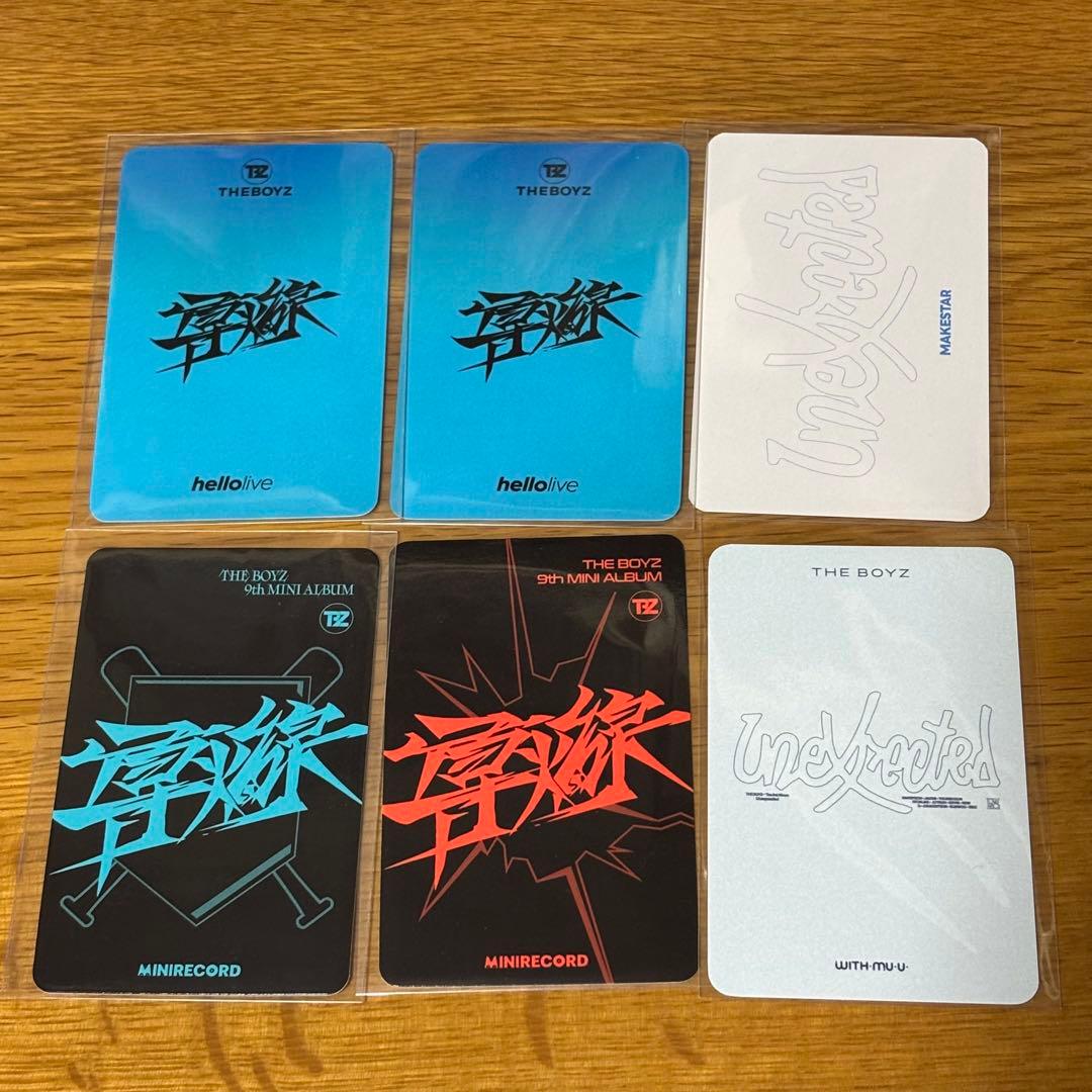 THE BOYZ ソヌ 導火線 a;effect 店舗特典トレカ セット - メルカリ