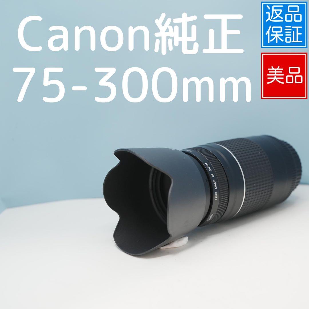 Canon純正 75-300mm 望遠レンズ 美品 a4526 Canon純正 75-300mm 望遠レンズ 美品 a4526 - メルカリ