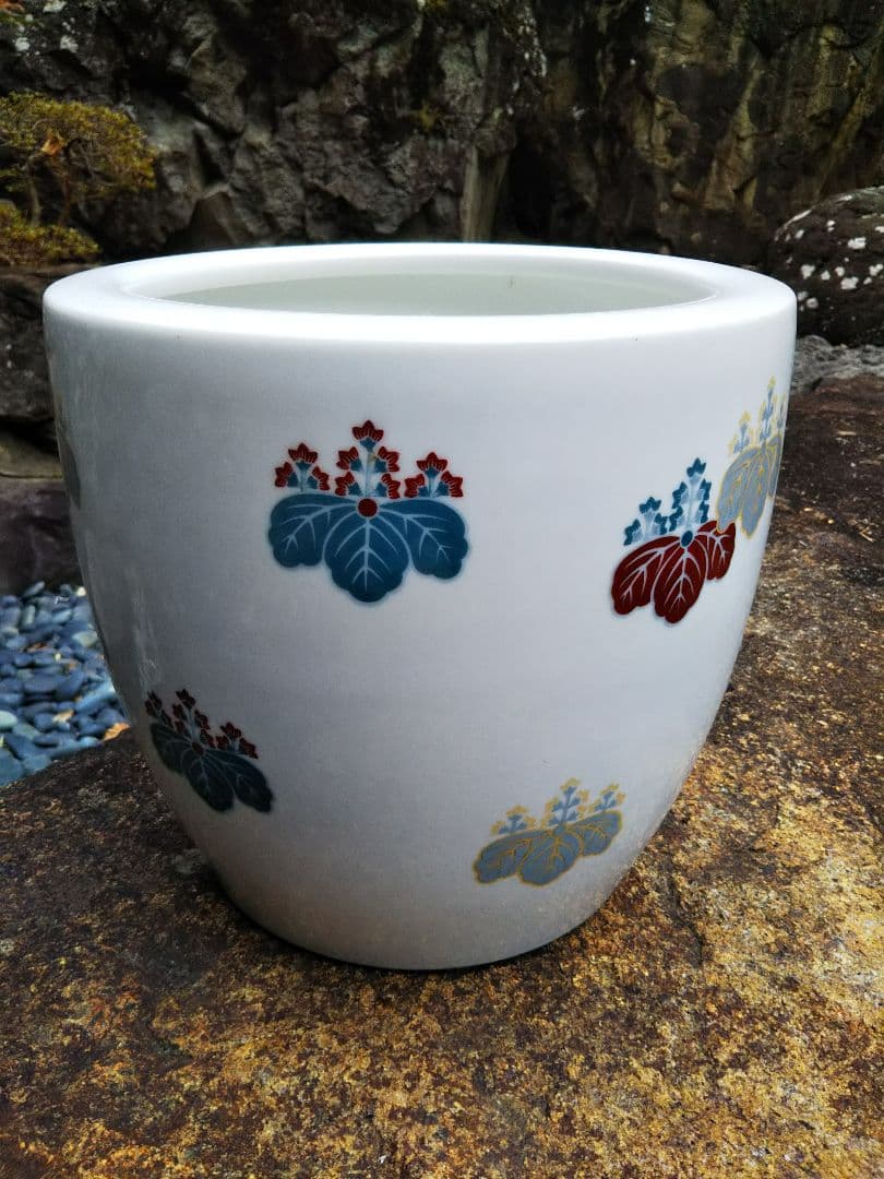 桐紋章 レア品 オールドノリタケ 火鉢 水鉢 ワインクーラー - メルカリ