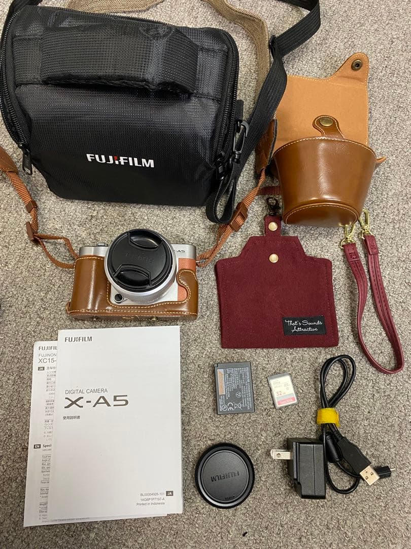 FUJIFILM X-A5 デジタルカメラ 本体と付属品 M109284127 - デジタル