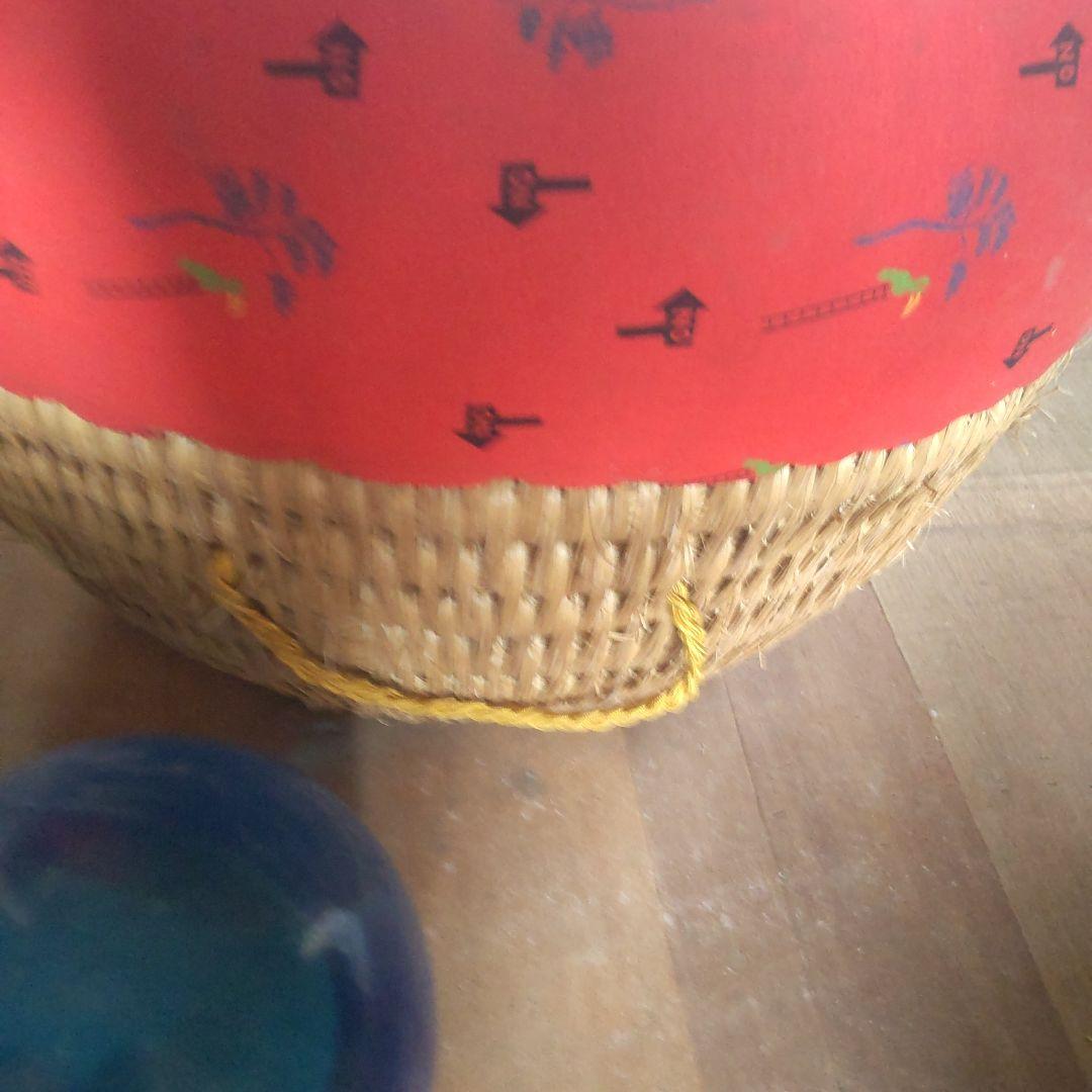 古民具 イジメ イズミ 赤ちゃん入れ 揺籠