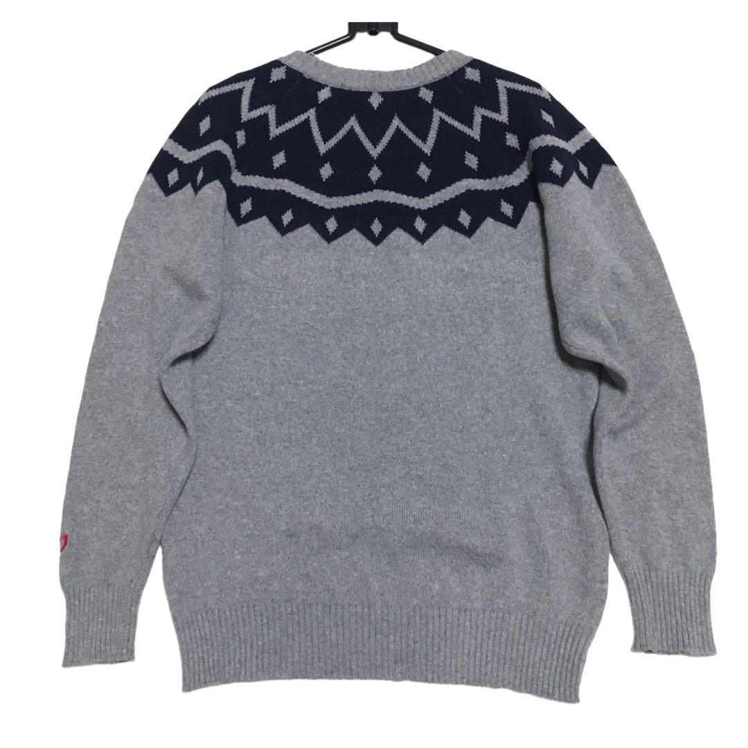 マスターバニーエディション ウール混 刺繍ロゴマーク ゴルフニット