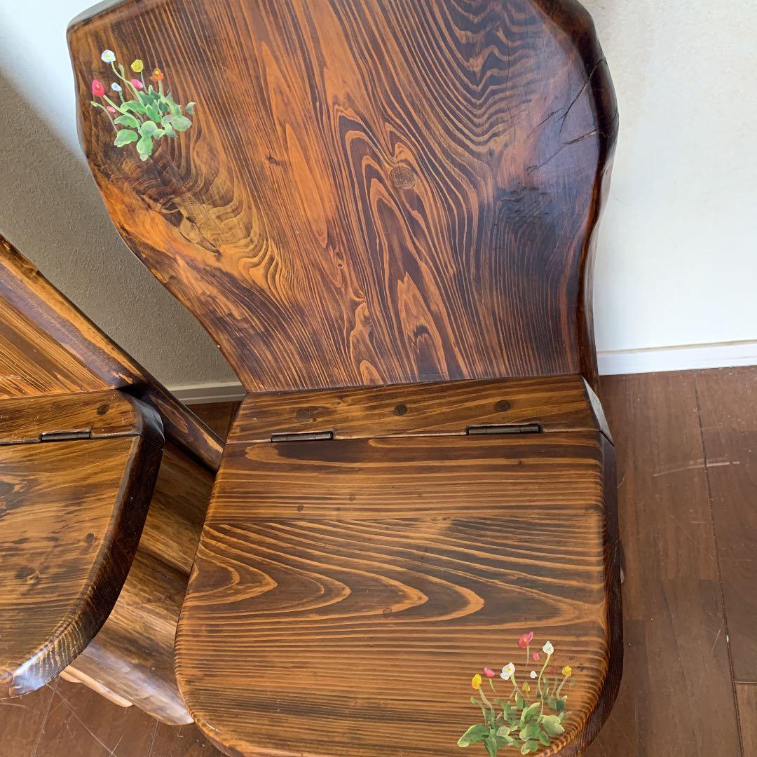 切株 丸太 スツール 椅子 ベンチ 収納 ランプ まとめ セット - メルカリ