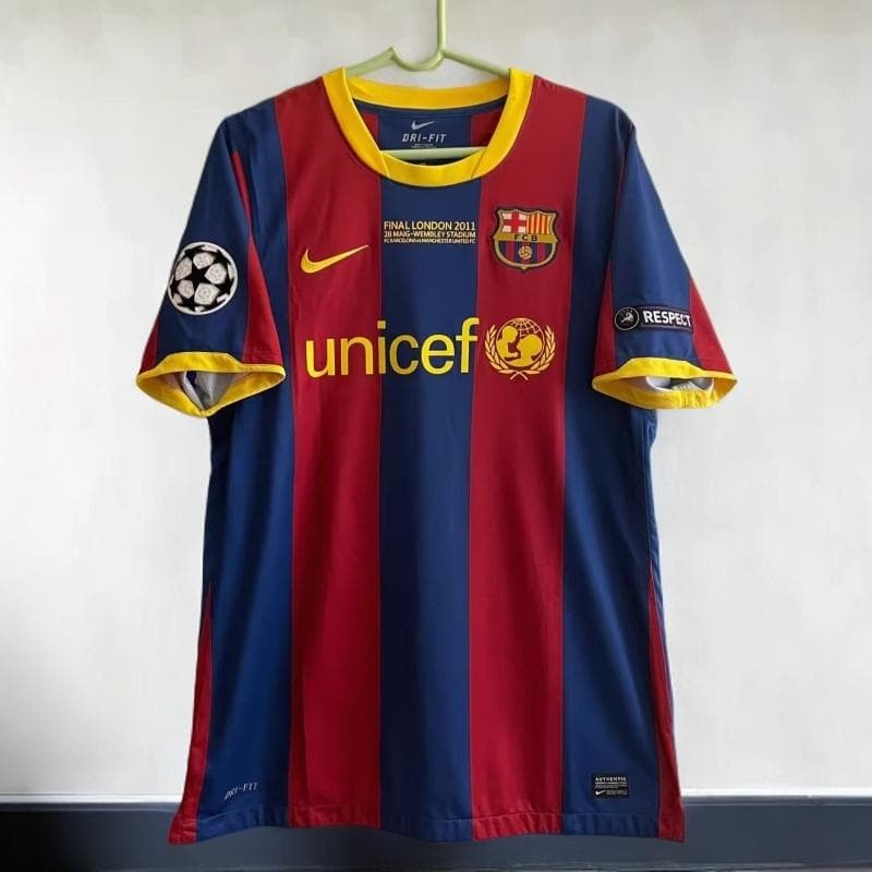 新品 バルセロナ メッシ 10番 2011年ファイナルシャツ 半袖 - メルカリ