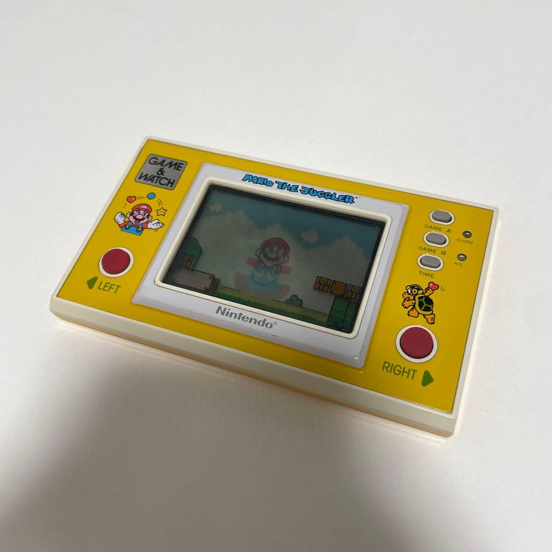 最終値下げ【動作品】ゲーム&ウォッチ　マリオジャグラー　マリオザジャグラー ゲーム＆ウォッチの最終作「マリオ ザ ジャグラー」の美品が税込8.6万