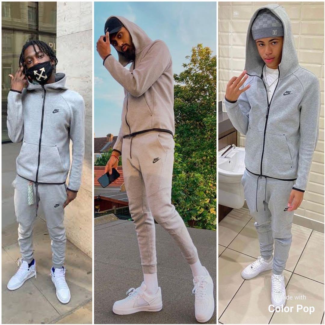 ナイキ メンズ M テックフリース セットアップ グレー 15 - メルカリ