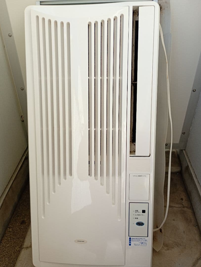 KOIZUMI 小泉　窓用エアコン　冷房専用　2016年製　KAW-1662 ルームエアコン KAW-1662/W｜窓用エアコン｜シーズン 季節家電