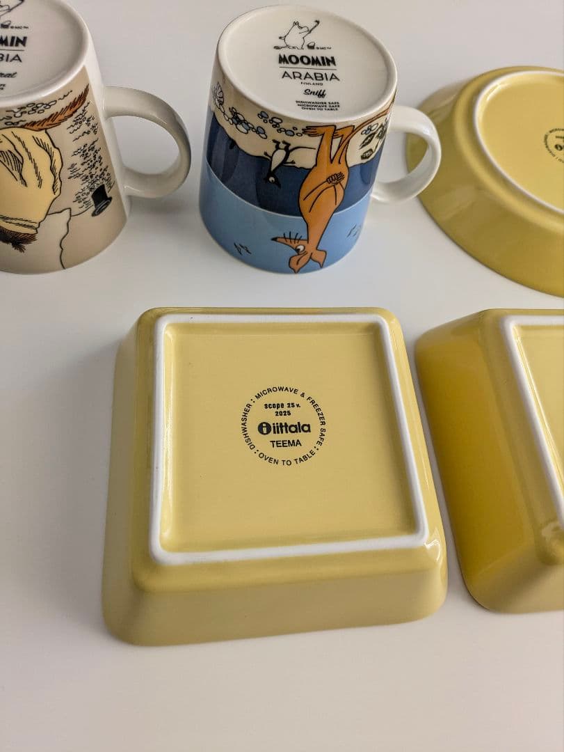 アラビア イッタラ ティーマ スクエア イエロー スンヌンタイ ボウル