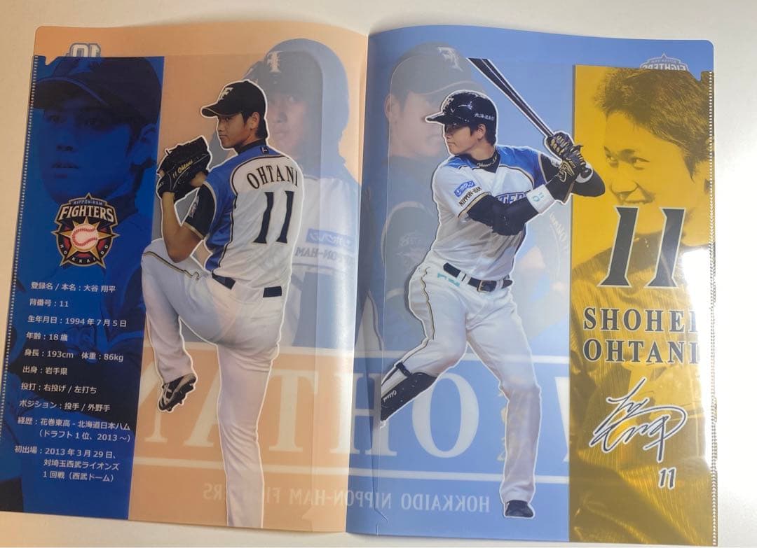 大谷翔平 プロ初登板試合 記念クリアファイル 観戦証明書 - メルカリ