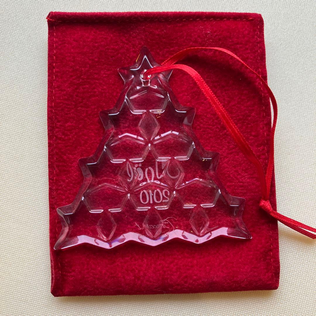 Baccarat クリスマスツリー オーナメント Noël 2010 Baccarat バカラ クリスマス オーナメント Noel 2010 - メルカリ