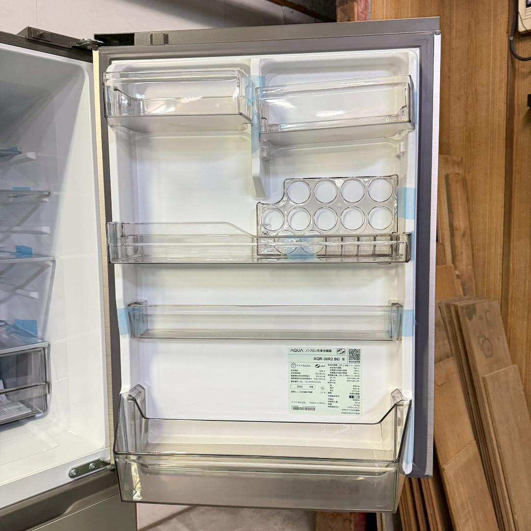 AQUA 4ドア 冷蔵庫 大型 362L 2025年製 KR0193 美品 - メルカリ