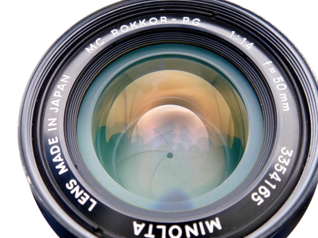 ケース付】ミノルタ MC ロッコール PG 50mm F/1.4 SRマウント - メルカリ