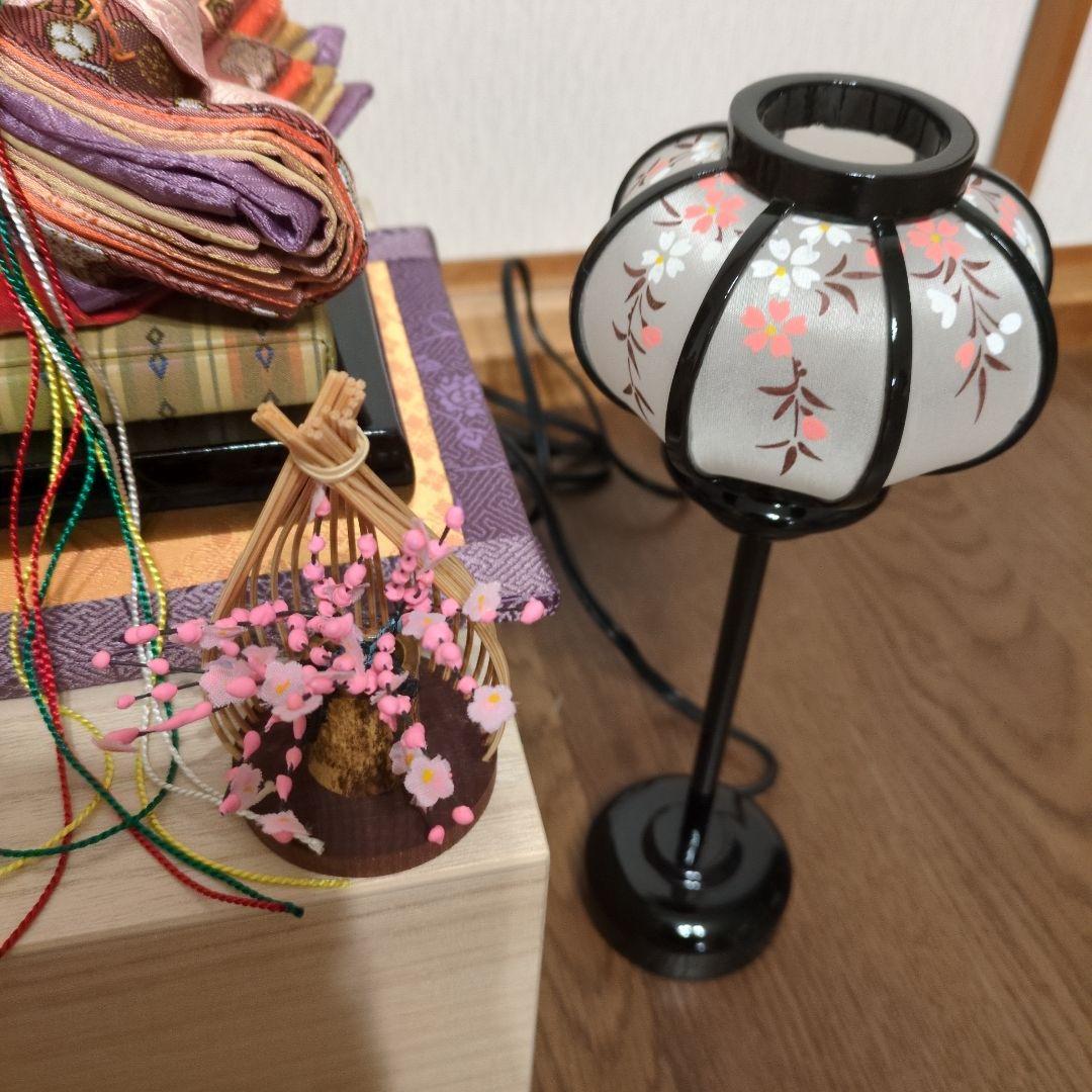 （送料込）山崎巧絢作　ひな人形セット 桐箱入り