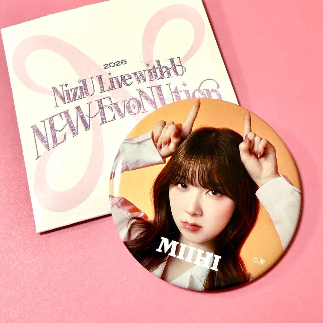 NiziU ミイヒ 缶バッチ NEWEvoNUtion ランダム缶バッチ - メルカリ