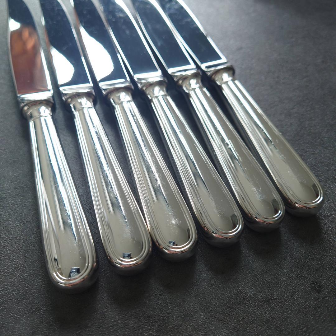 美品 クリストフル アルビ デザートナイフ 6点 - メルカリ