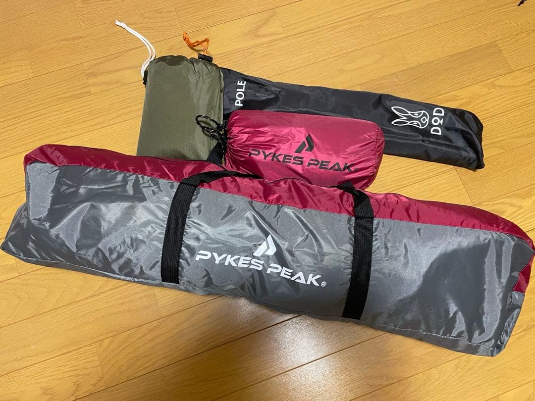 キャンプ4点セット キャンプセット 入門 初心者 ソロキャンプ5点セット スターター テント