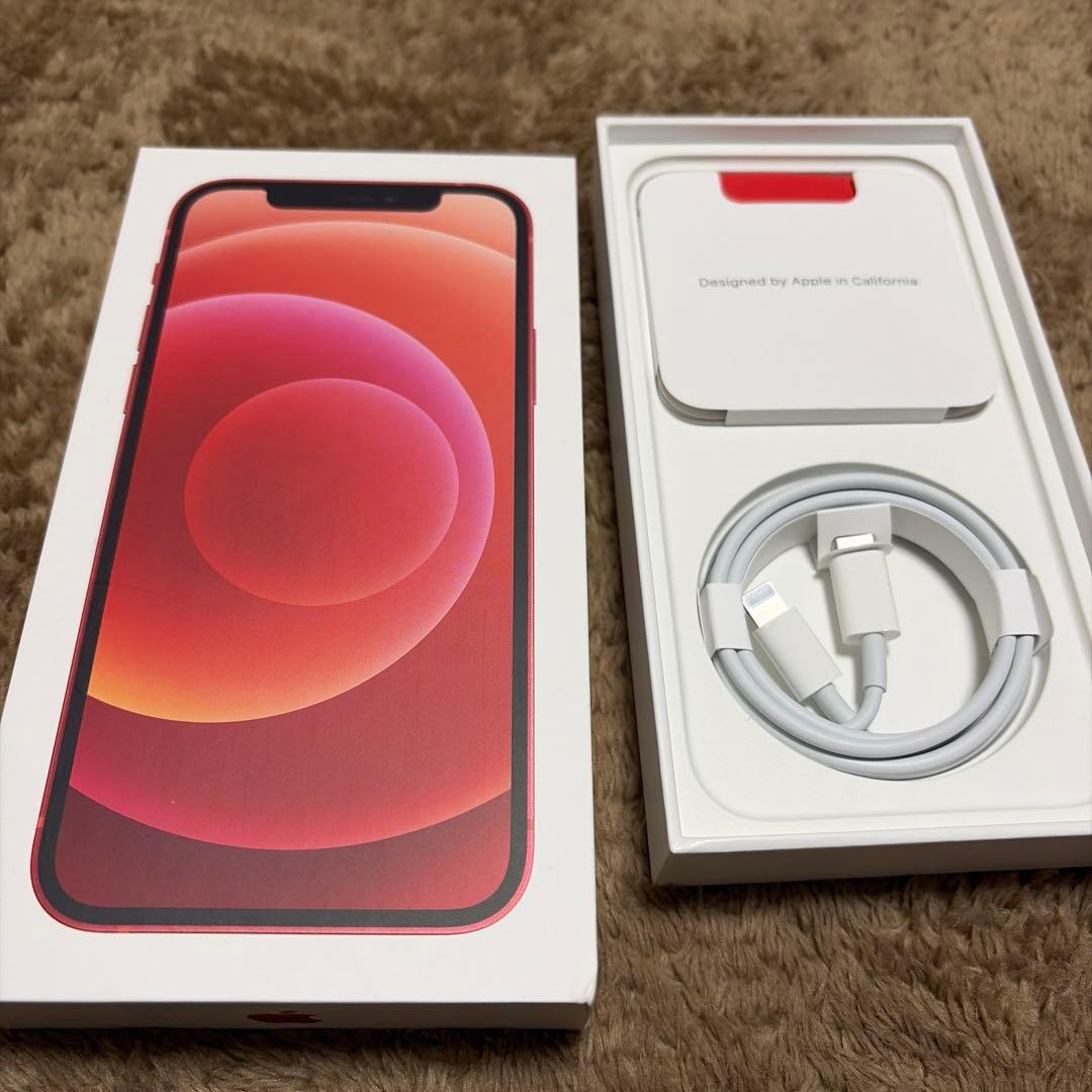 Apple iPhone 12 (レッド) 本体箱とケーブル - メルカリ