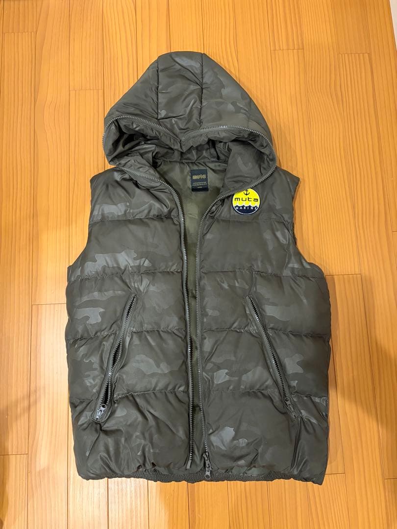 muta MARINEムータ マリン ダウンベスト 迷彩 - メルカリ