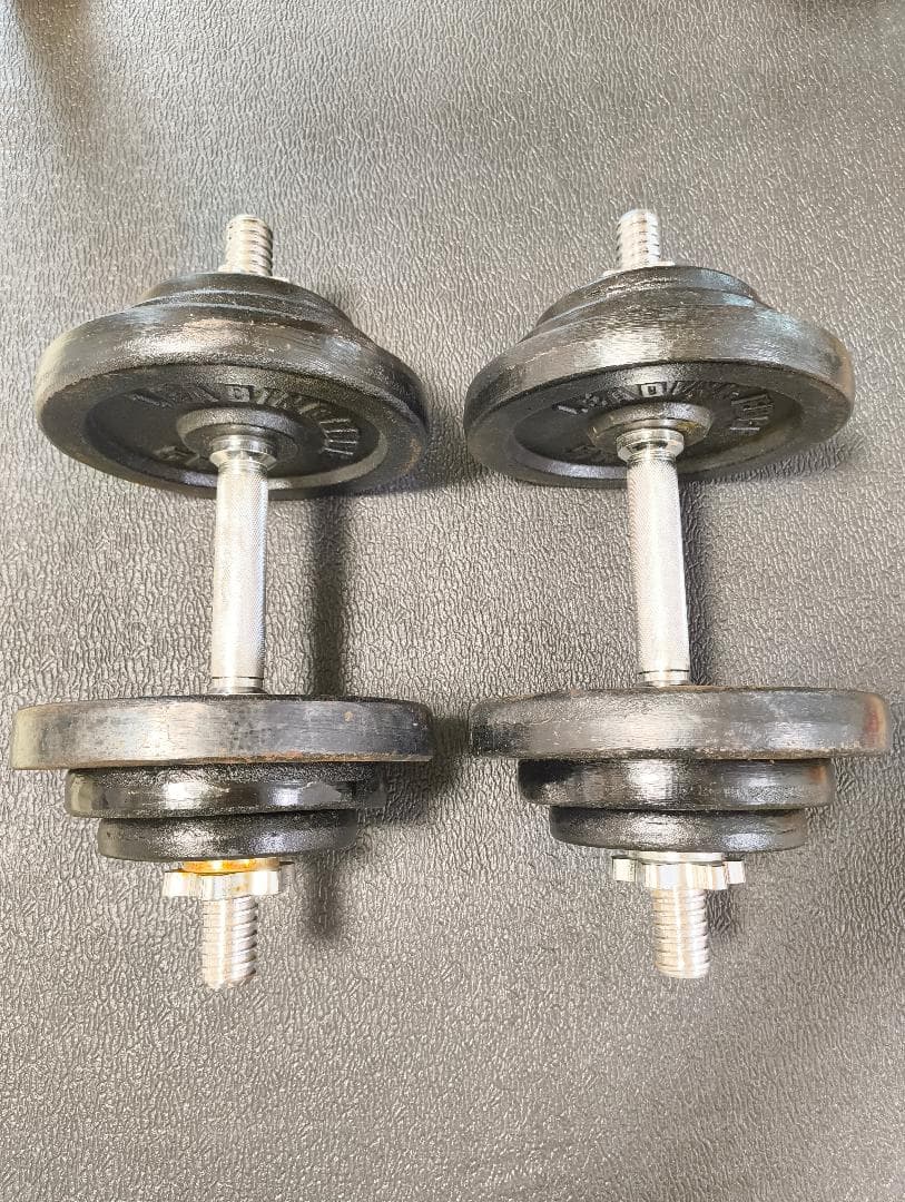 リーディングエッジ 片手20kg×2個 ダンベルセット ダンベルスタンド 2個セット | YOCABITO スポーツ＆レジャー専門店