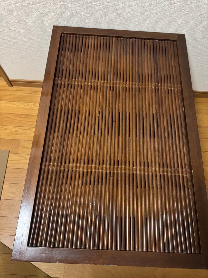 小泉産業 アジアン ガラス天板 バンブー テレビ台 竹細工 小泉産業