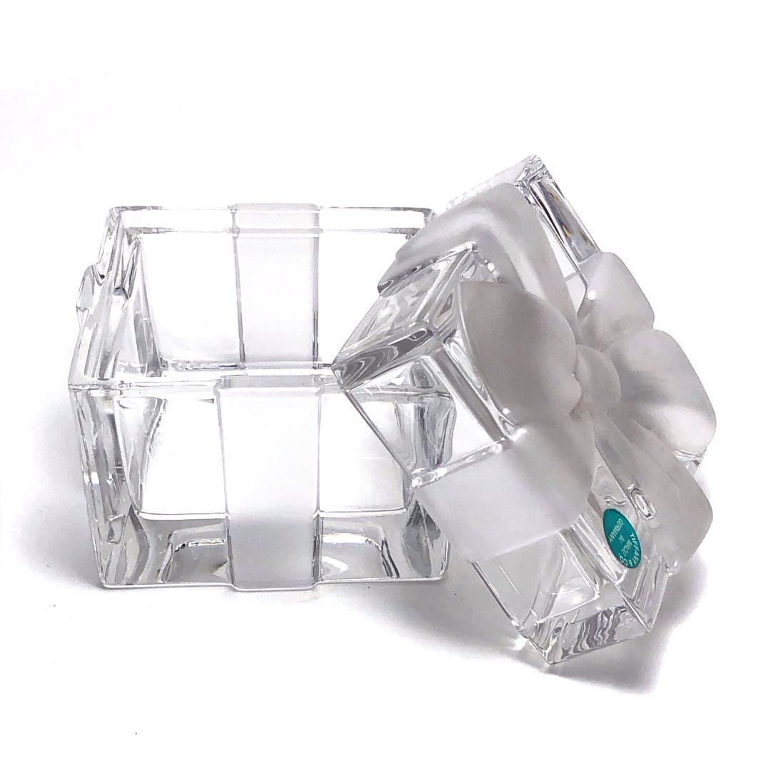 美品】ティファニー／クリスタル ジュエリーボックス - メルカリ