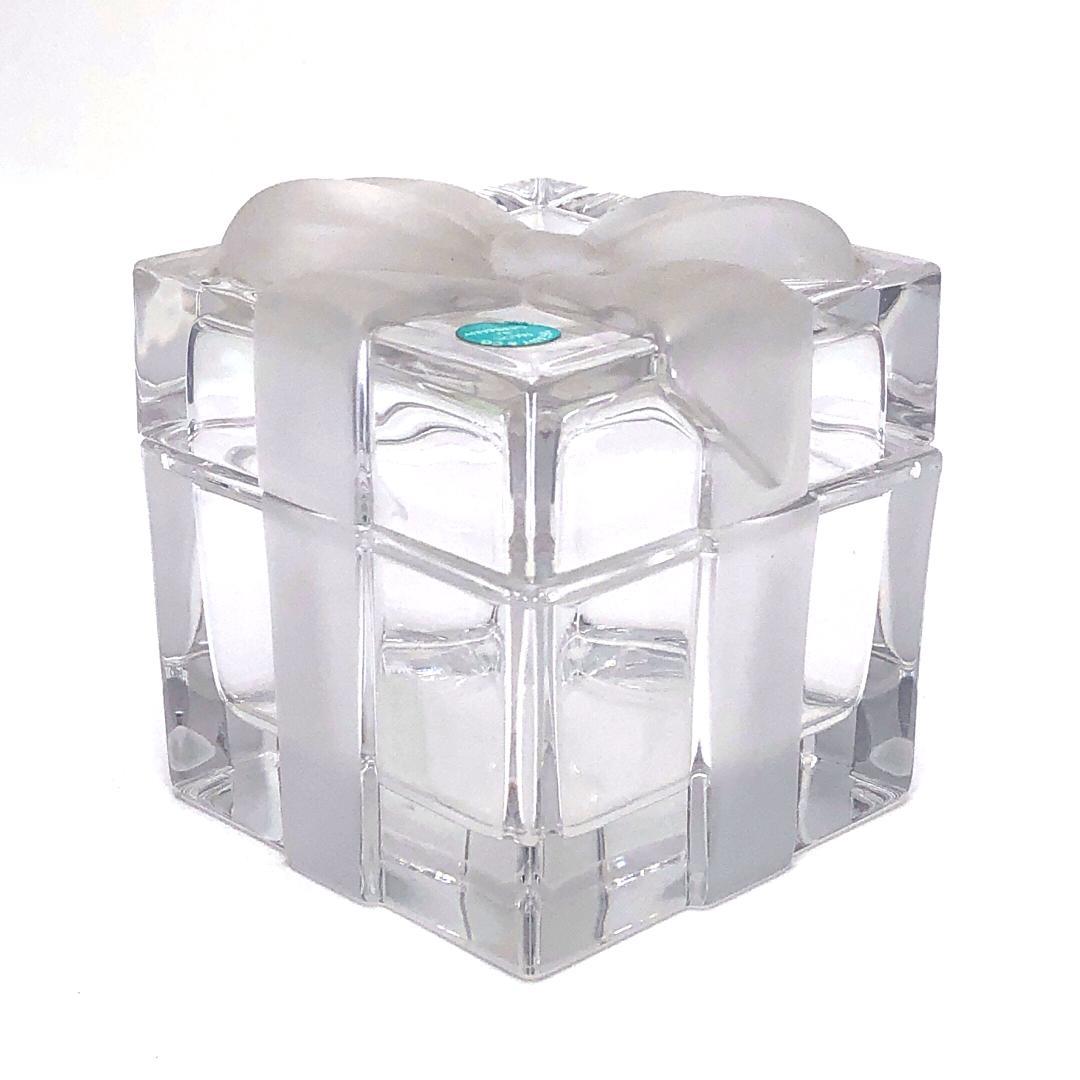 美品】ティファニー／クリスタル ジュエリーボックス - メルカリ