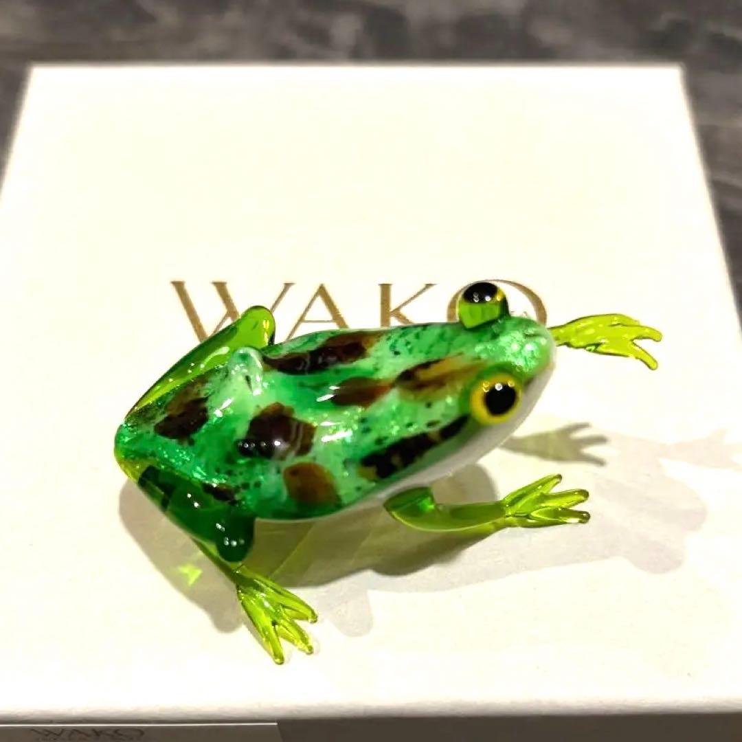 ベネチアングラス　カエル　ヴィットリオ・コスタンティーニ Jeff Granito's Croc Tails (Green) - Ceramic Tiki Mug - Limited