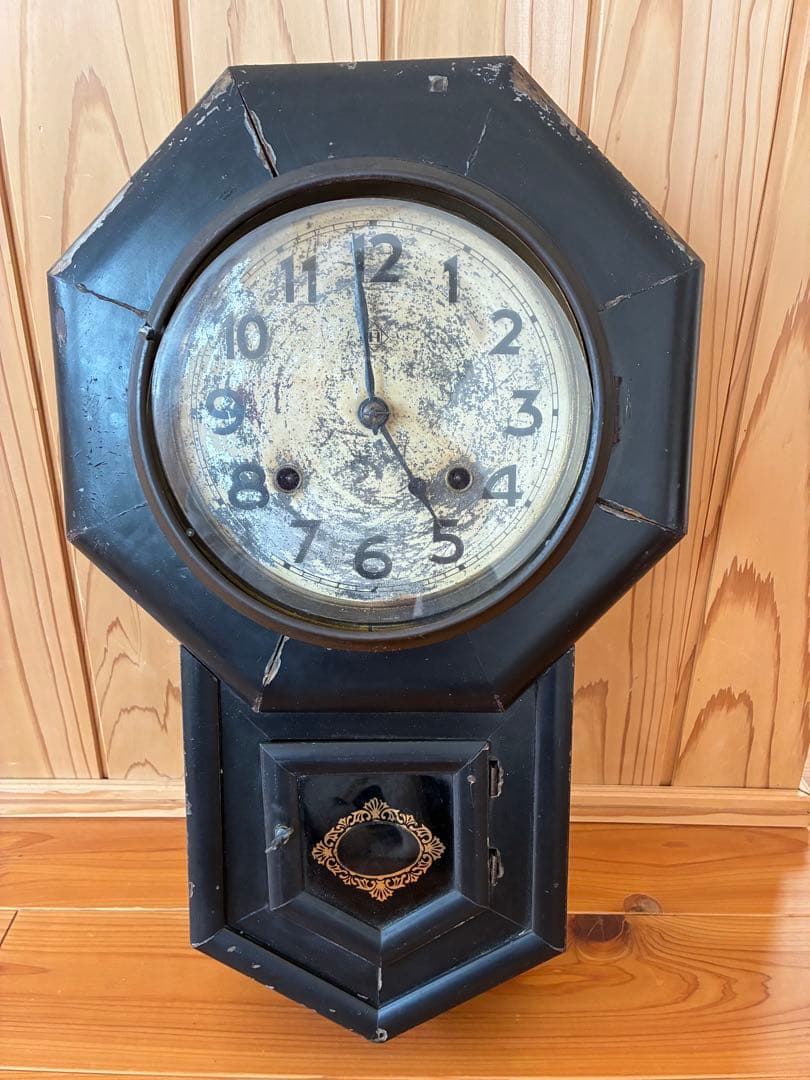 掛け時計 精工舎 明治期のものかも？ 傷みあり ボンボン時計 - メルカリ