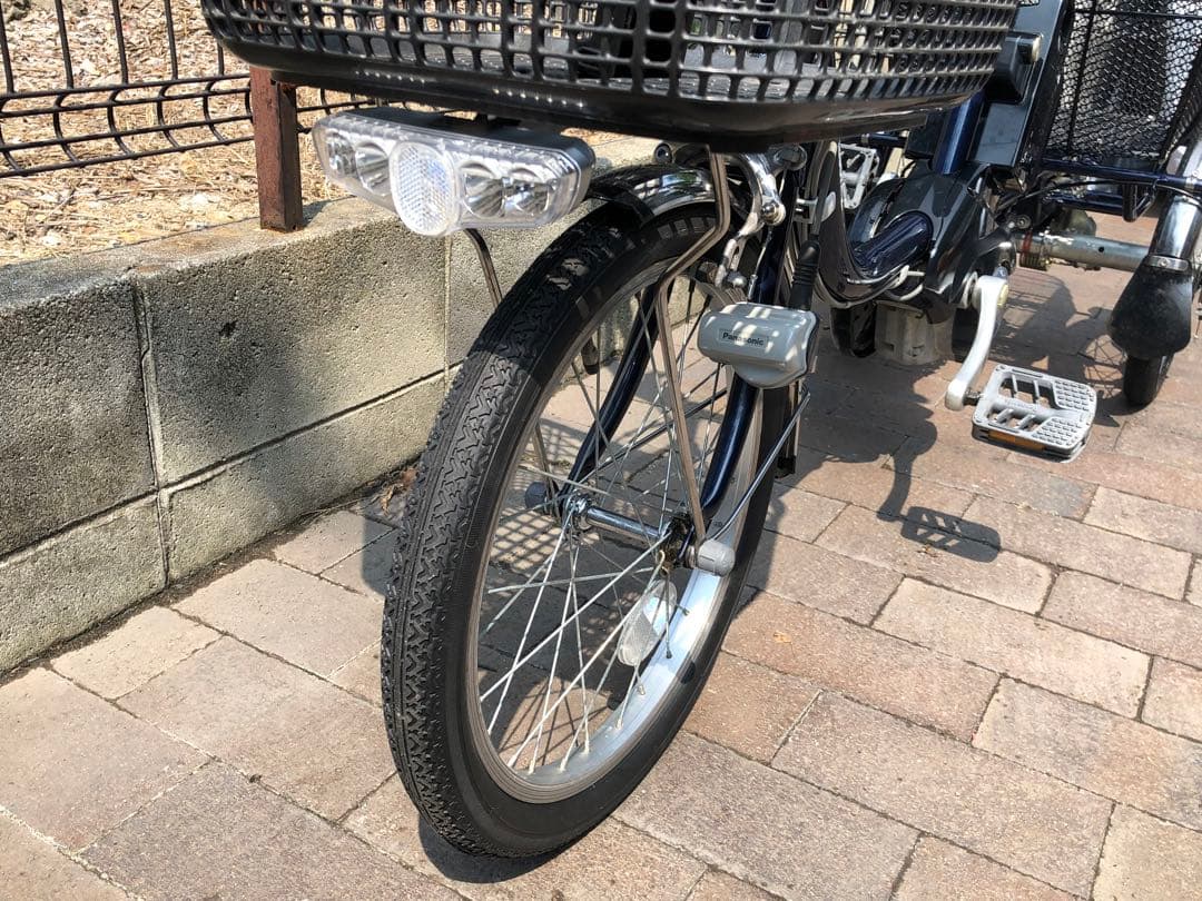 整備点検済み！美車 パナソニック 電動アシスト 三輪車