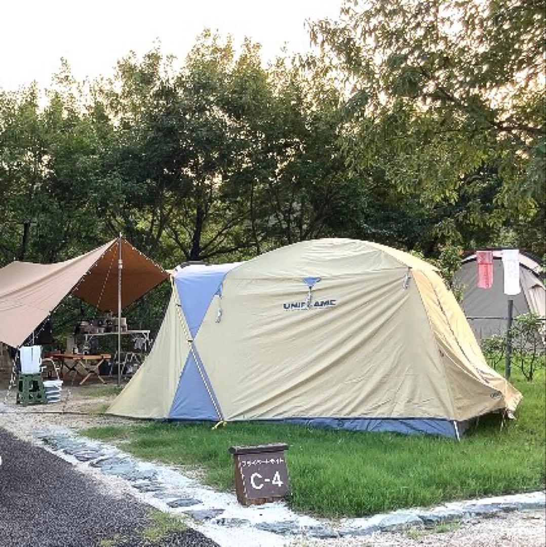 ☆美品☆希少☆ ユニフレーム REVOドーム5 テント＋グランドシートセット ユニフレーム(UNIFLAME) REVOドーム5 スタートセット+シェルター【お得