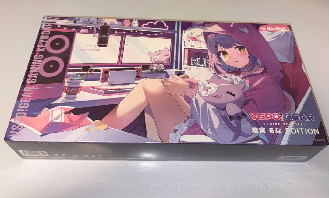 VSPO!GEAR 紫宮るな EDITION ゲーミングキーボード VSPO! GEAR ゲーミングキーボード
