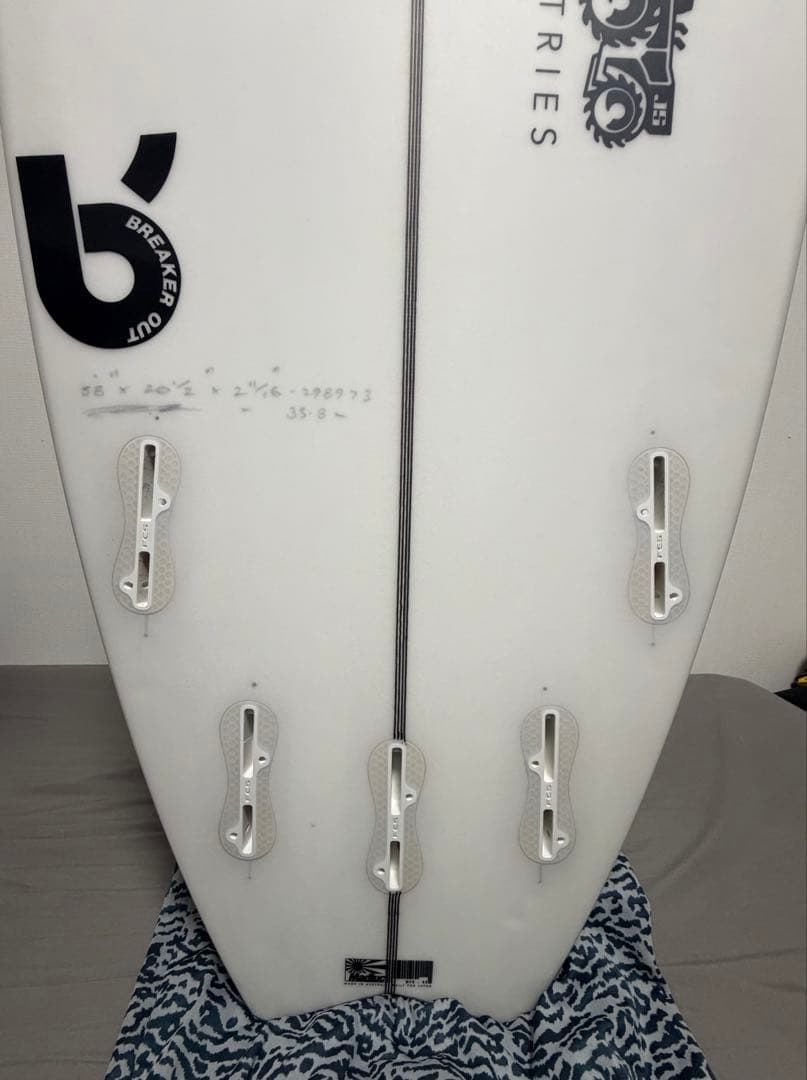 JSサーフボード SUBZERO 5'8 FCS - メルカリ