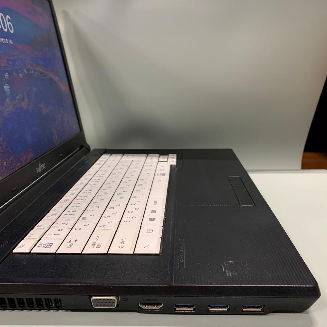 富士通 DVD付き 爆速SSD搭載 Windows11 ノートパソコン - メルカリ