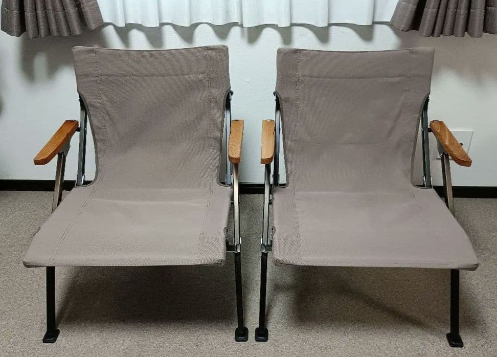 スノーピーク　ローチェアショート LV-093GY２脚セット snow peak（スノーピーク） ローチェアショート LV-093 イス 家具