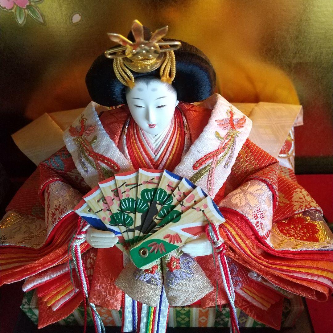 雛人形 本仕立 清峰作 親王飾り ライト付き - メルカリ