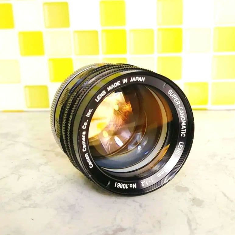 SUPER-CANOMATIC LENS R 58mm f1.2 単焦点 レンズ Canon Super Canomatic Lens R 58mm F/1.2の分解｜フィルムカメラ修理