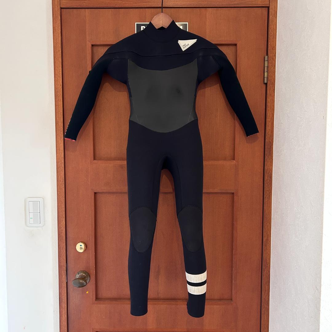 キッズ　130㎝　冬用　５×３　セミドライフルスーツ　ウエットスーツ　裏起毛 FELLOW セミドライ ウェットスーツ キッズ 5×3mm バックジップ スキン