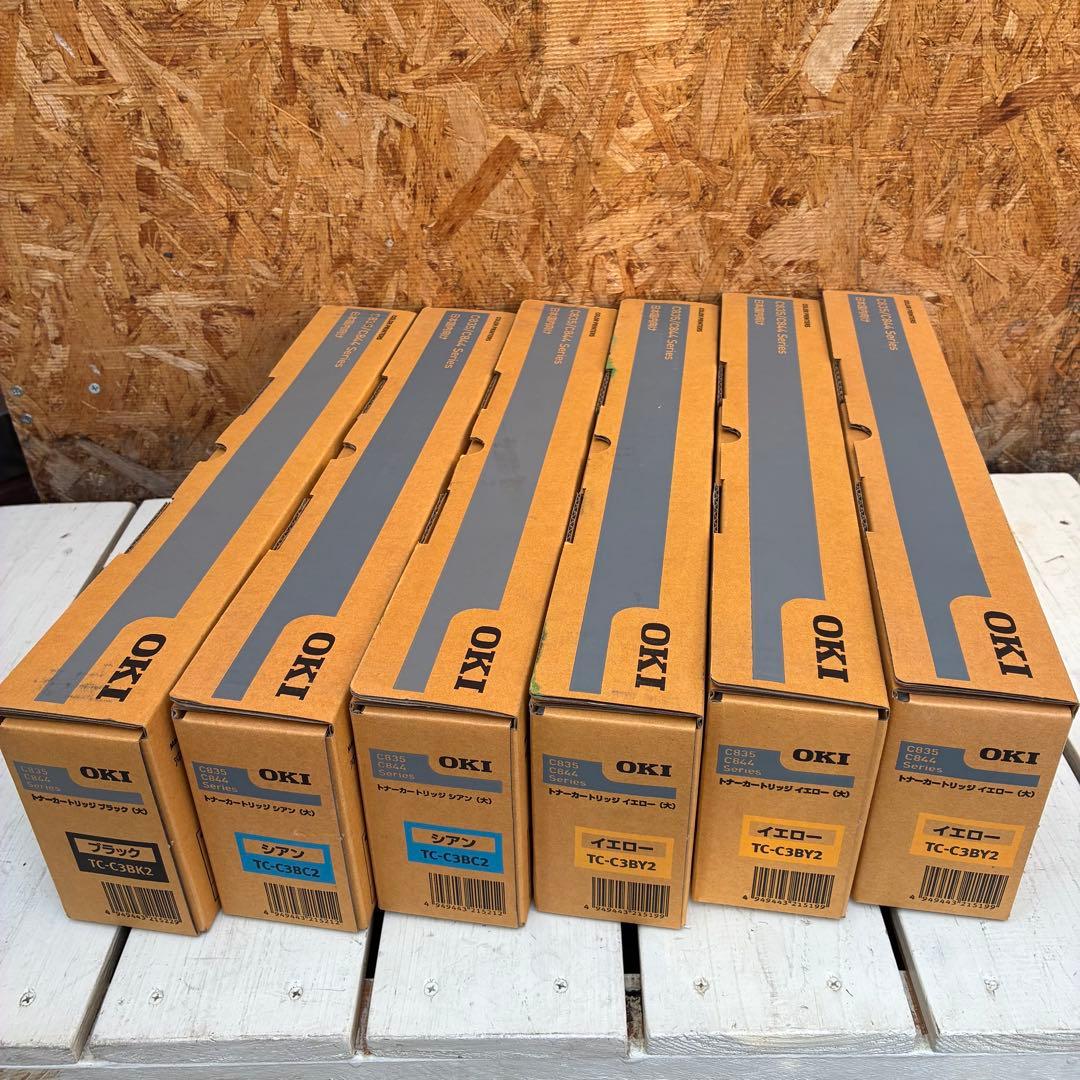 0733 OKI トナーカートリッジ(大) C835/C844 6点セット - メルカリ
