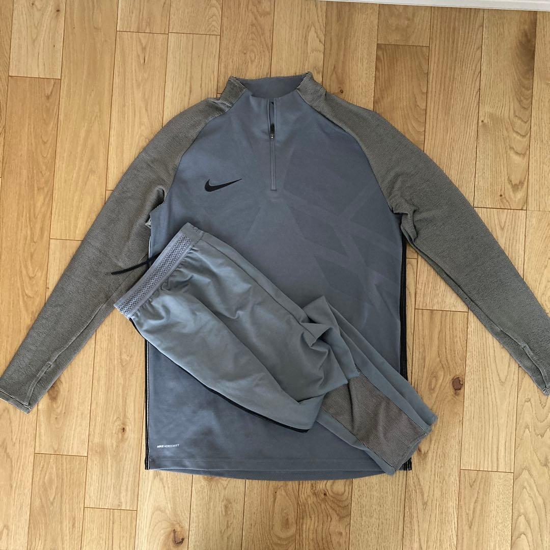 エアロスイフト ストライク LS ドリルトップNIKE グレー セットアップ