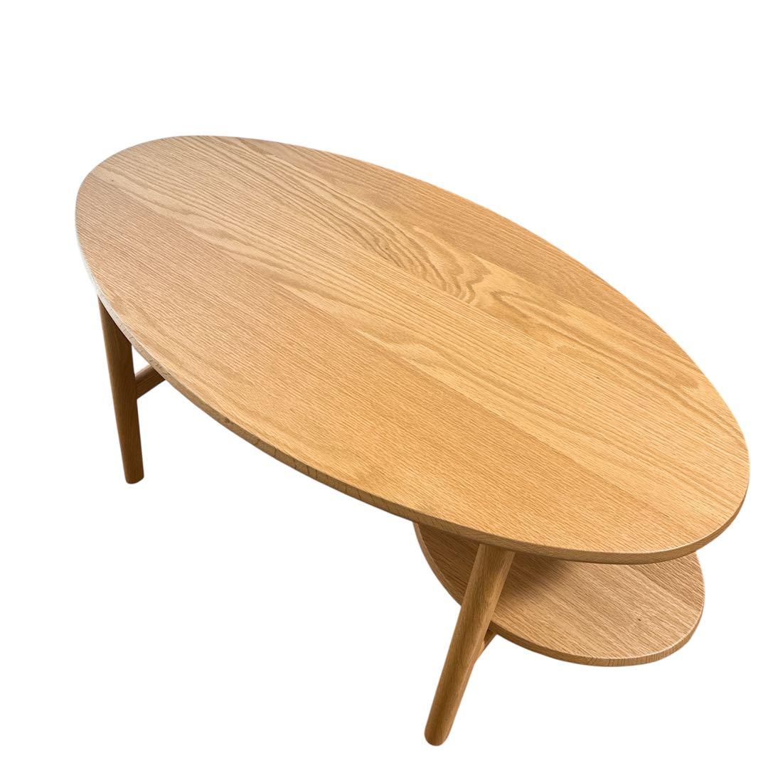 美品】KEYUCA ケユカ ヨナスII ローテーブル 天然木 木製 北欧風