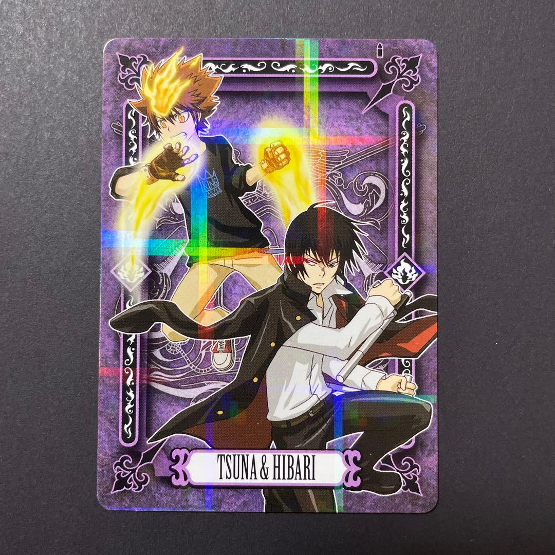 家庭教師ヒットマンREBORN リボーン 沢田綱吉 ツナ 雲雀恭弥 カード